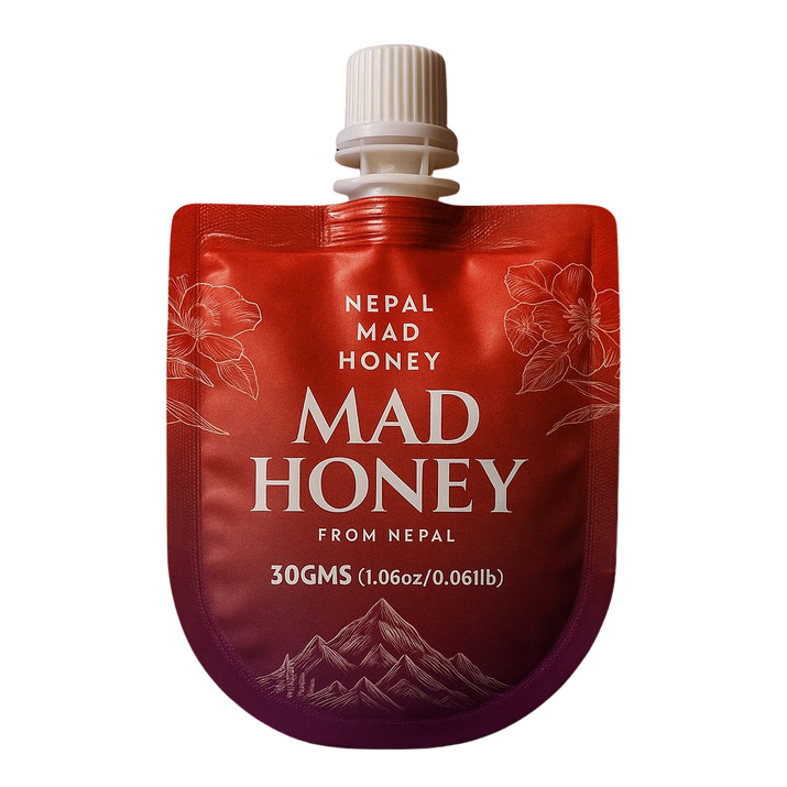 Authentic Nepal Mad Honey Pouch – 30g Raw Himalayan Cliff Honey
